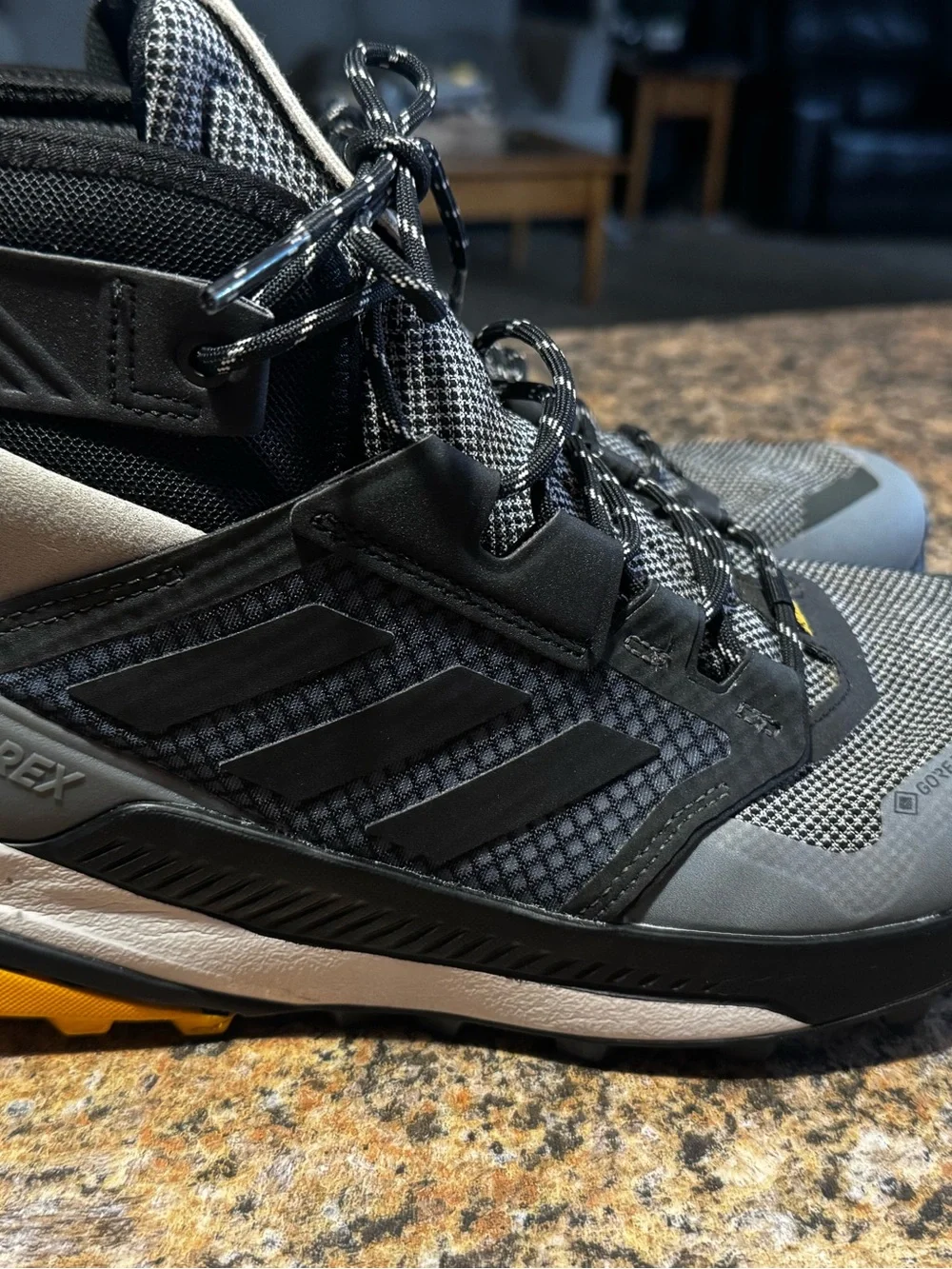 Adidas Terrex Trailmaker GTX Mid Metal Grey Men’s FY2230 Size 10.5 Hiking Boots